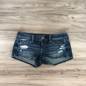 Denim shorts